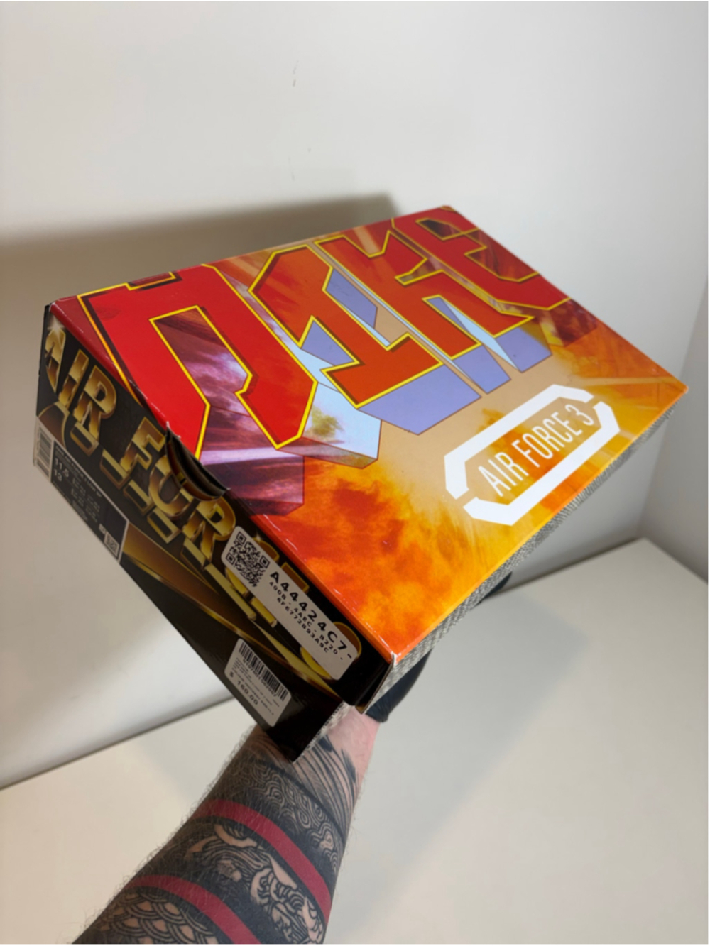 EMPTY BOX ONLY Nike Air Force 3 Low SP Nigo White Multi Color FQ7012-100 Size 11